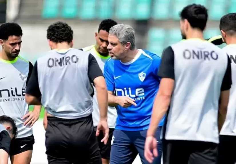 جمال والجزيري في المؤتمر الصحفي للزمالك قبل مواجهة الكونفدرالية