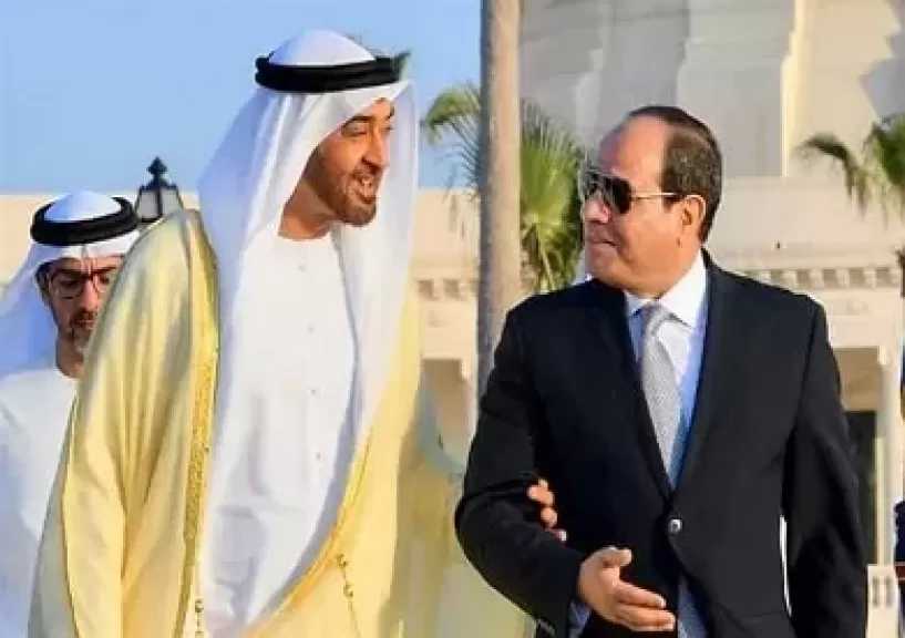 الرئيس السيسي يلتقي بن زايد في الإمارات ويجدد إدانته للاعتداءات الإيرانية