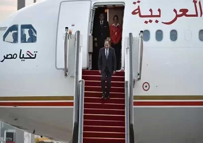 الرئيس السيسي يصل السعودية في رابع محطات جولته الخليجية