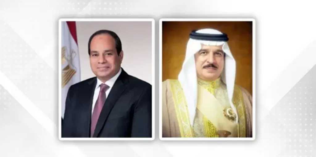الرئيس السيسي وملك البحرين يؤكدان أهمية الوقف الفوري للهجمات الإيرانية على الدول العربية
