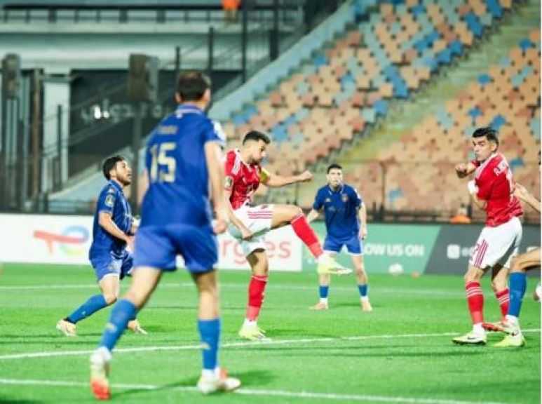 الأهلي يتقدم أمام الترجي التونسي بهدف تريزيجيه