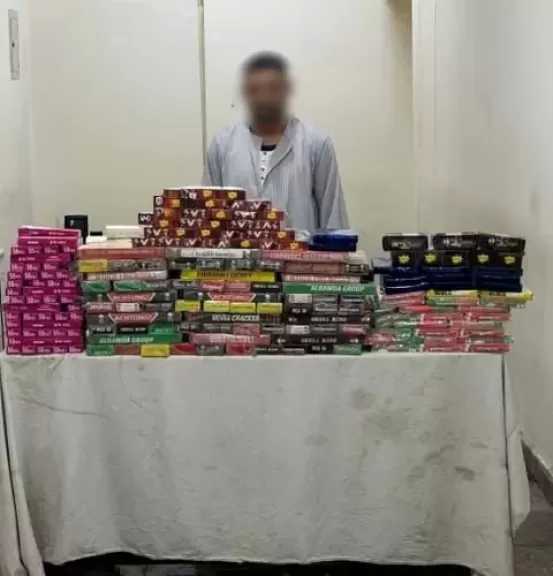 ضبط 100 ألف قطعة ألعاب نارية في حملات الداخلية خلال 24 ساعة