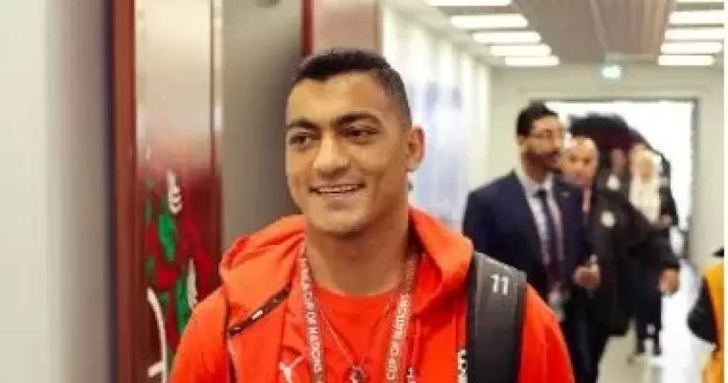 انتظام ربيعة ومصطفى محمد وإبراهيم عادل في تدريبات المنتخب