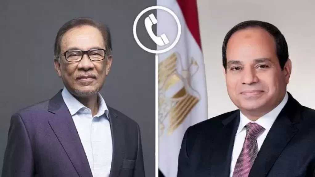 الرئيس السيسي يتلقى اتصالا هاتفيا من رئيس وزراء ماليزيا
