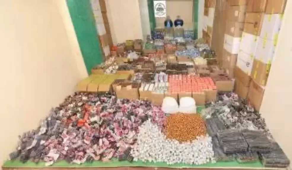 ضبط تشكيل عصابي بحوزته 26 مليون قرص مخدر ومهرب جمركيا في الجيزة