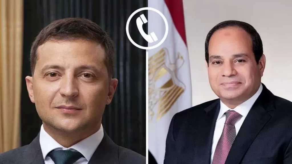 الرئيس السيسي يبحث مع زيلينسكي تطورات الأوضاع الإقليمية والحرب الأوكرانية