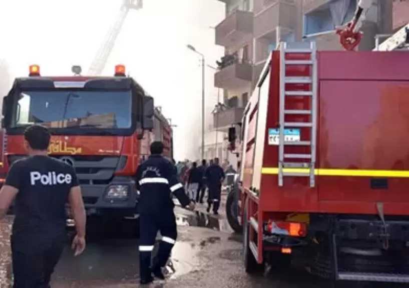 الحماية المدنية تنجح في إخماد حريق هائل بأشجار النخيل في كوم أمبو