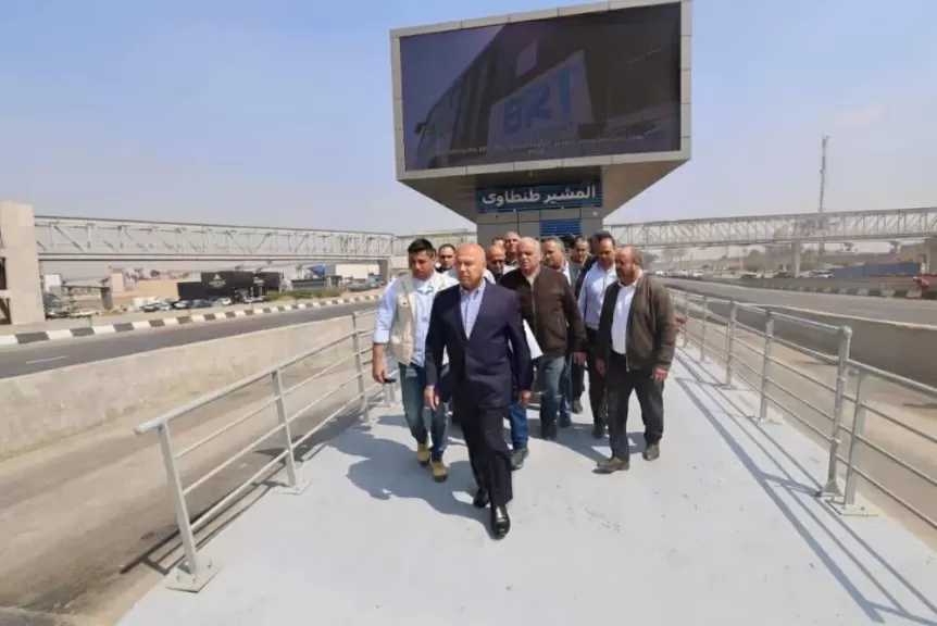 وزير النقل يتفقد جاهزية المرحلة الثانية من مشروع الأتوبيس الترددي قبل تشغيلها