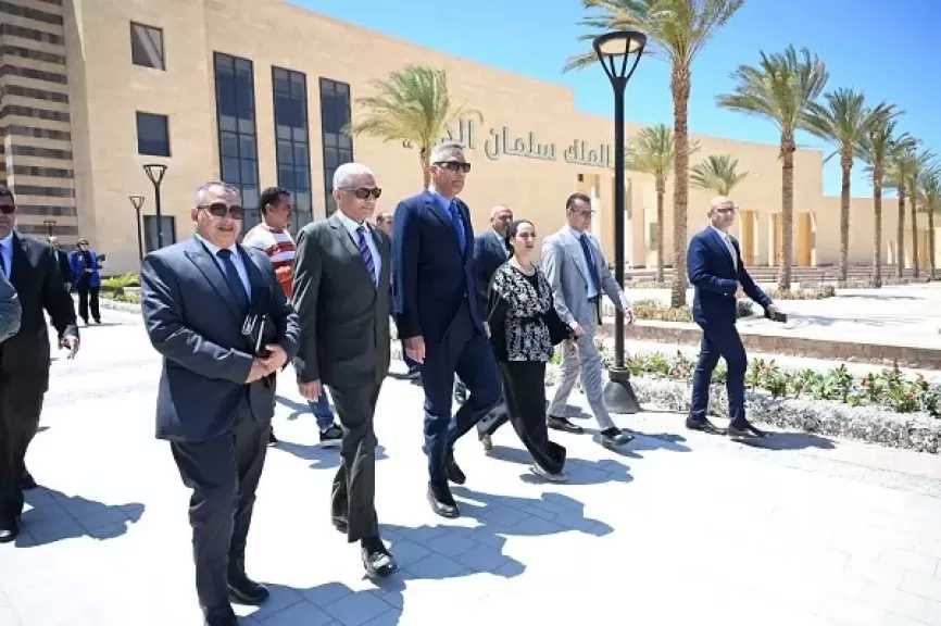 محافظ جنوب سيناء يبحث سبل الاستفادة من الخبرات العلمية والبحثية بجامعة الملك سلمان