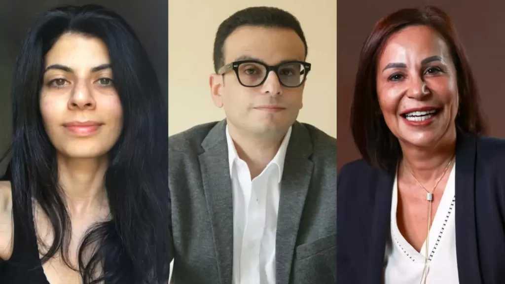 أمير رمسيس وشاهيناز العقاد وسندريلا أبي جرجس في لجنة تحكيم أيام الصناعة بمهرجان هوليوود للفيلم العربي