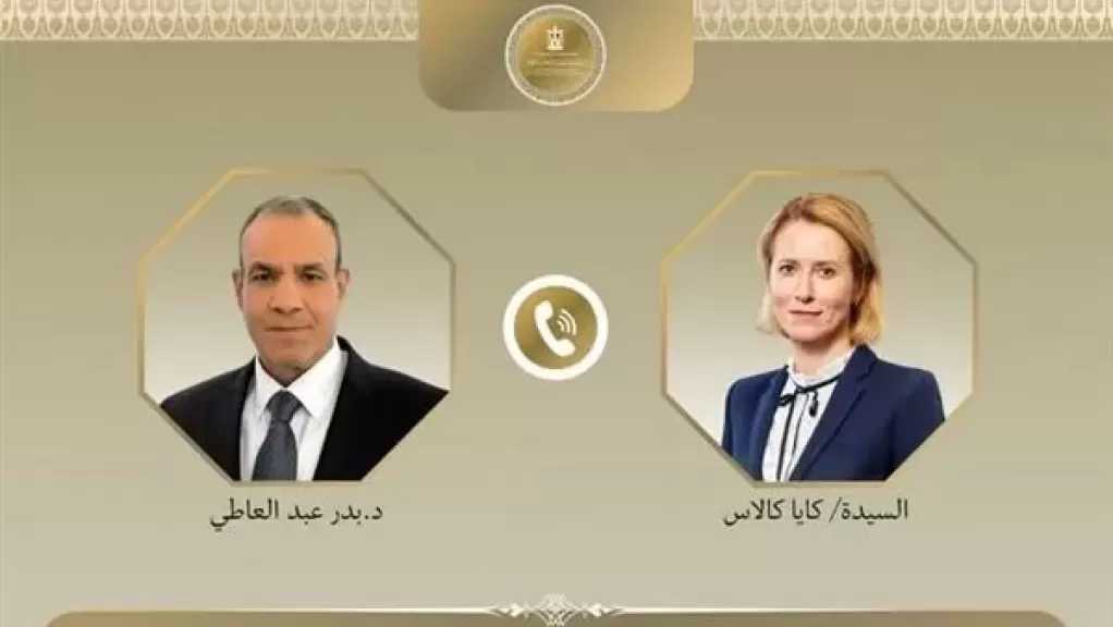 وزير الخارجية يبحث مع ممثلة الشؤون الخارجية للاتحاد الأوروبي الجهود الإقليمية لخفض التصعيد