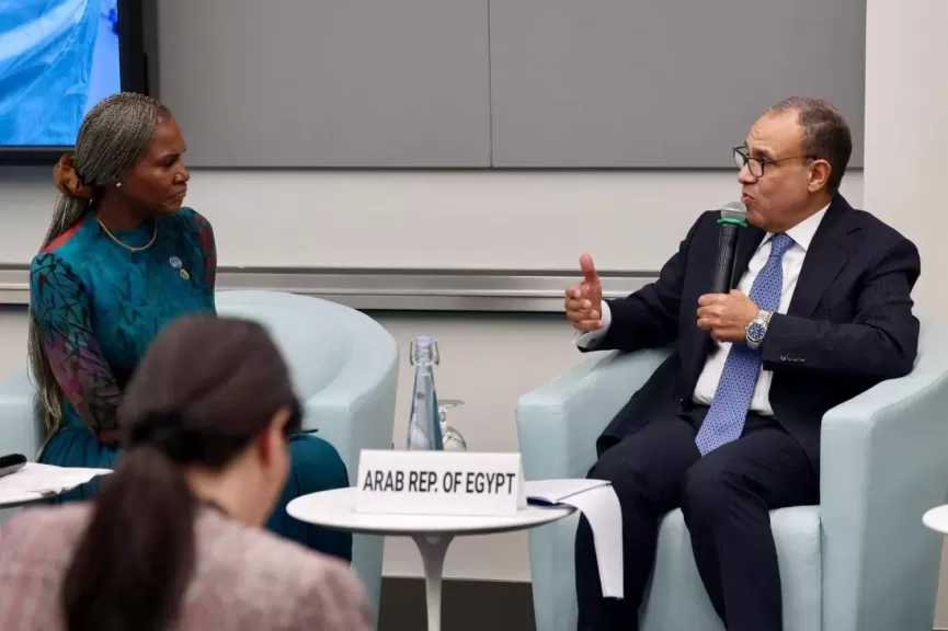 وزير الخارجية يشارك في جلسة للبنك الدولي حول تعزيز الإنتاج الصحي