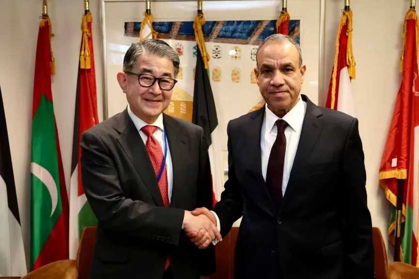 وزير الخارجية يلتقي النائب الأول لرئيس وكالة التعاون الدولي اليابانية