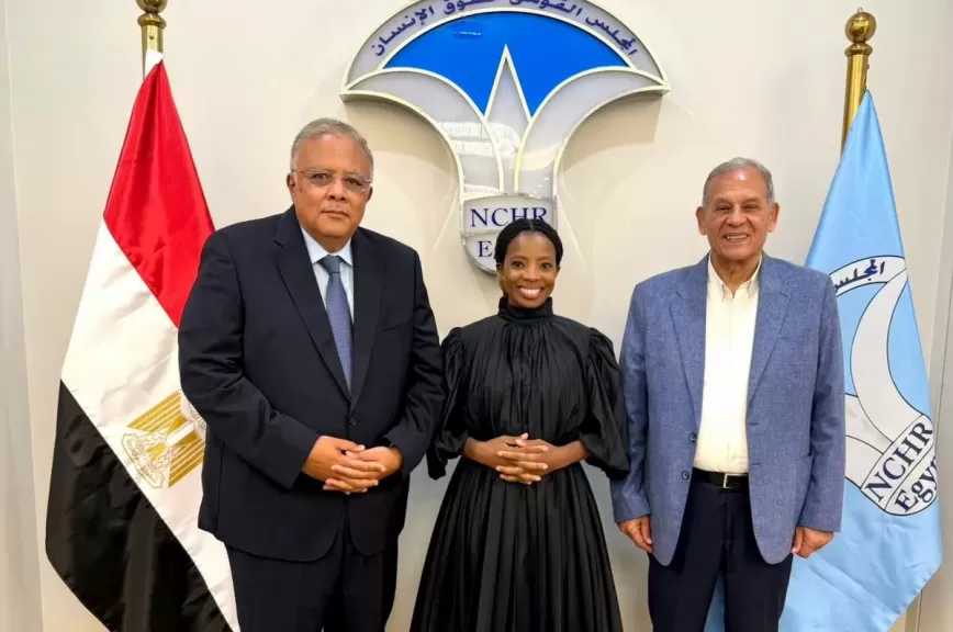 رئيس المجلس القومي لحقوق الإنسان يستقبل أمين مظالم جنوب أفريقيا في أول زيارة لمصر