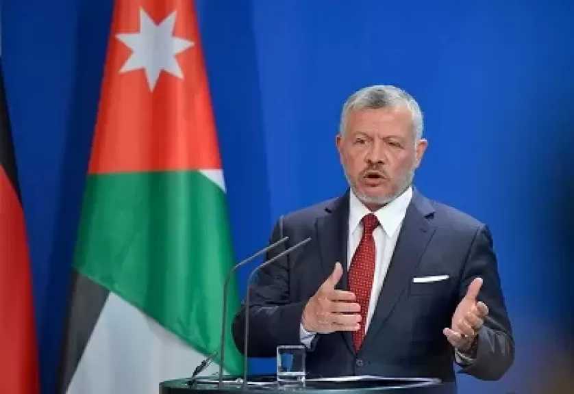 ملك الأردن يؤكد أهمية تكثيف الجهود الدولية لاستدامة التهدئة في المنطقة