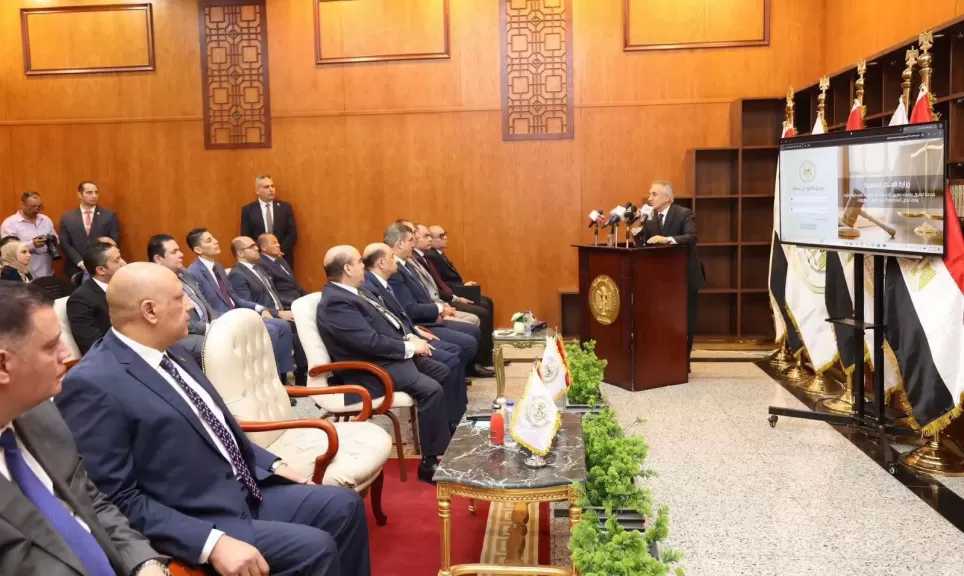 وزير العدل يدشن منظومة الربط الإلكتروني لتعليق الخدمات الحكومية للممتنعين عن سداد النفقة بمحكمة شمال القاهرة