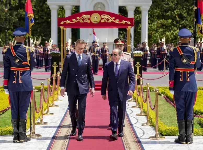 المتحدث الرئاسي ينشر صور استقبال الرئيس السيسي لنظيره الفنلندي بقصر الاتحادية