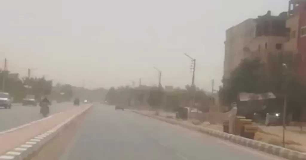 عواصف ترابية متوسطة بالوادي الجديد