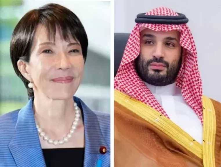 ولي العهد السعودي ورئيسة وزراء اليابان يبحثان موضوع أمن الملاحة وانعكاساته الاقتصادية