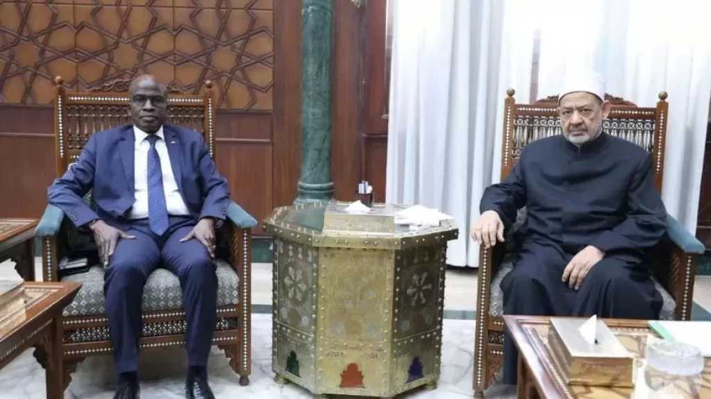 شيخ الأزهر يستقبل سفير مالي ويؤكد استعداد الأزهر لزيادة المنح الدراسية وتدريب الأئمة هناك