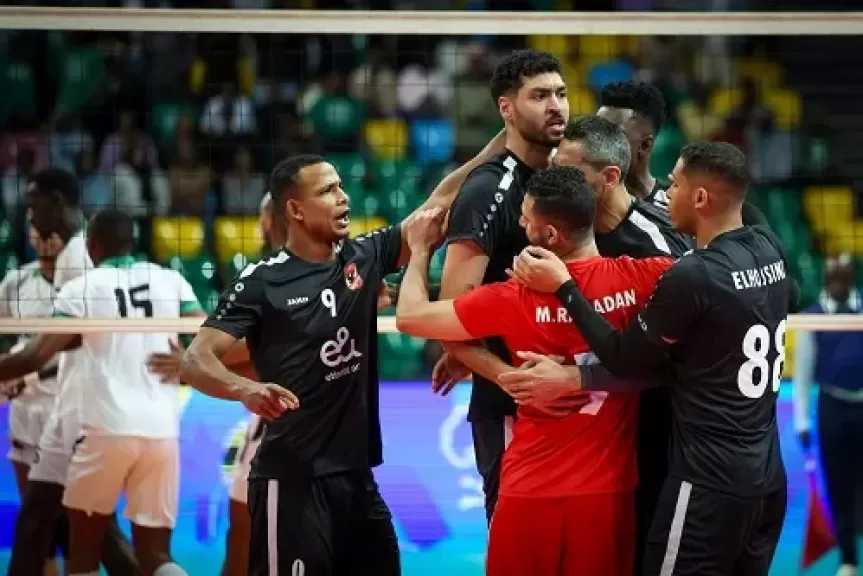 الأهلى يواجه بطل كوت ديفوار وبتروجت مع الجيش الرواندى ببطولة أفريقيا لرجال الطائرة