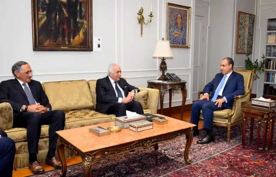 وزير الخارجية يستقبل مسئولي غرفة التجارة الأمريكية في القاهرة