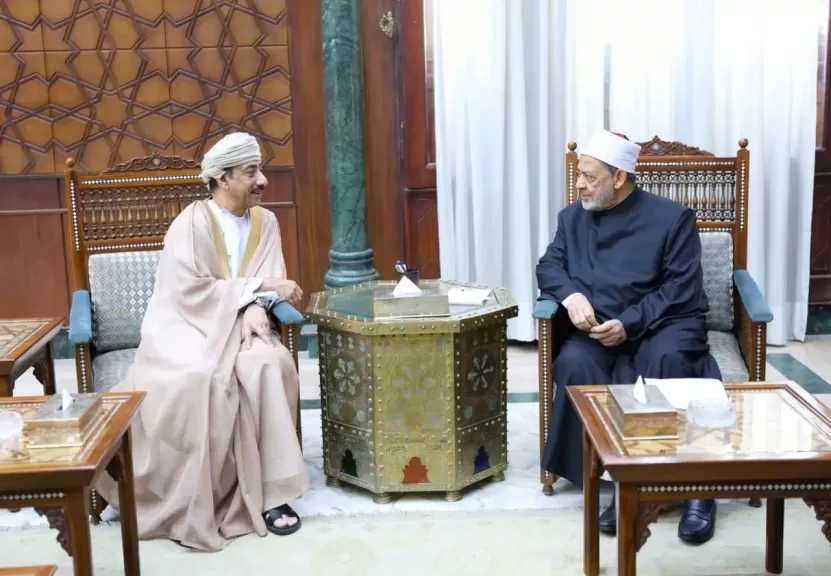 شيخ الأزهر يستقبل سفير سلطنة عمان بالقاهرة