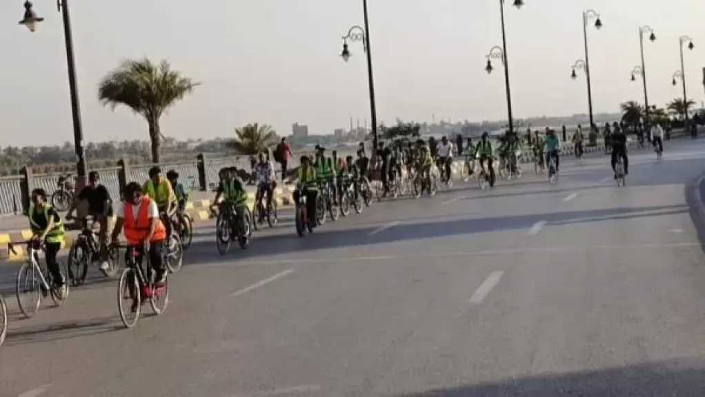 الشباب والرياضة ببني سويف تنظم ماراثون للدراجات على كورنيش النيل ضمن مبادرة ”لياقة المصريين”