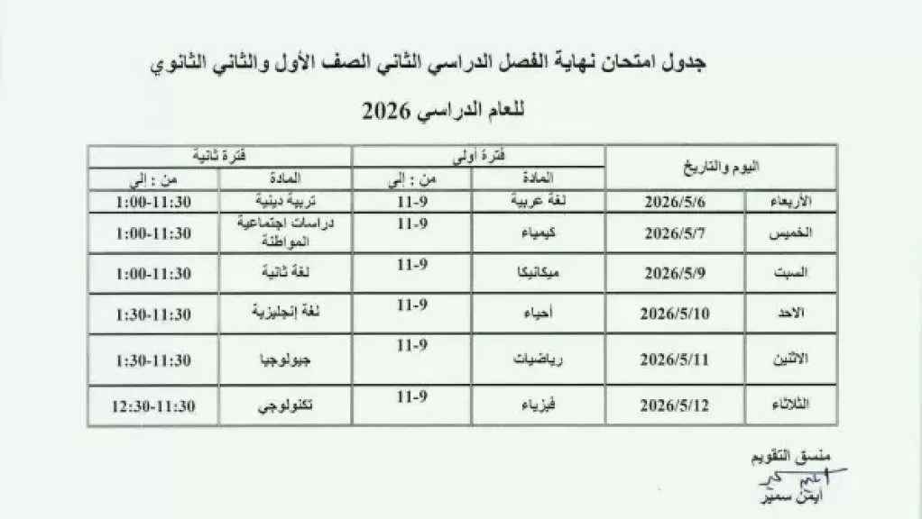 بدء امتحانات الترم الثاني لطلاب الأول والثاني الثانوي بمدارس المتفوقين .. اليوم