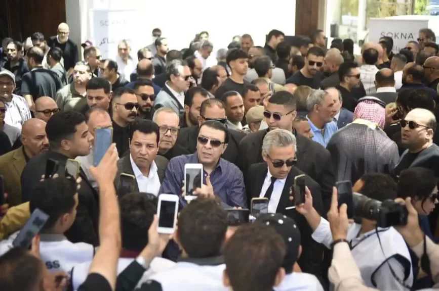 نقيب الموسيقيين مصطفى كامل في وداع صديق العمر هاني شاكر