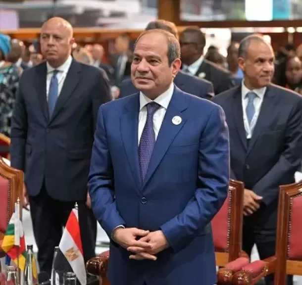 السيسي وجوتيريش يؤكدان ضرورة التسويات السلمية للأزمات ودعم الأمن الإقليمي