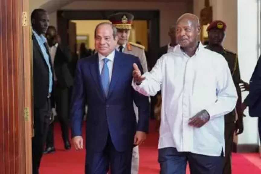 رئيس أوغندا يرحب بالرئيس السيسي ويؤكد التطلع لتعزيز التعاون بين البلدين