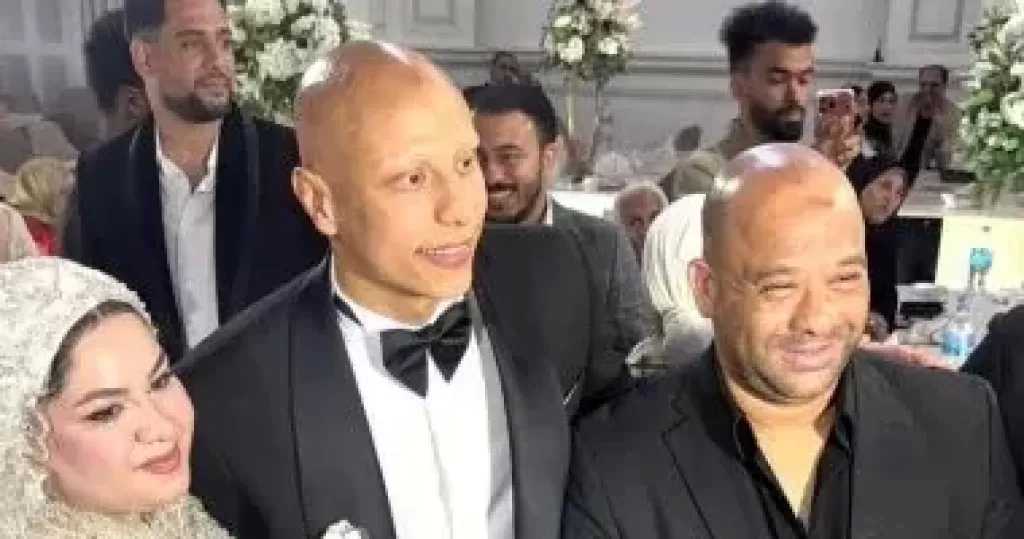 وليد صلاح الدين يحضر حفل زفاف عمرو الجزار لاعب الأهلى