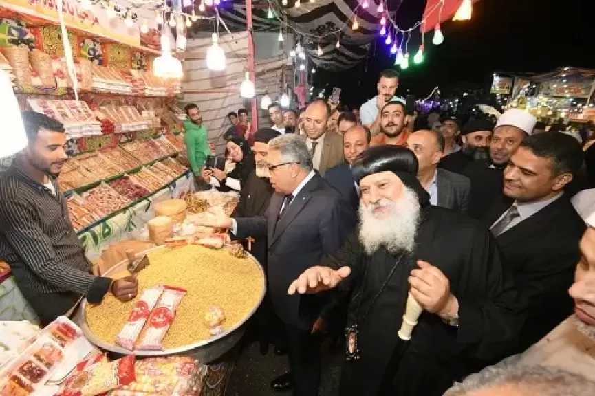 محافظ الدقهلية ومدير الأمن يشهدان الاحتفال بذكرى القديسة دميانة بديرها في بلقاس