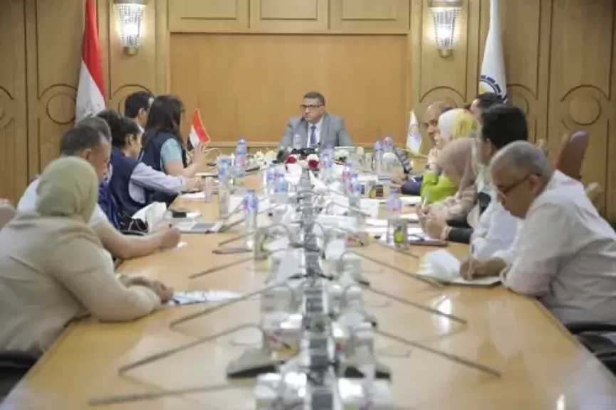 محافظ قنا يبحث مع ممثلي منظمتي FAOو wfp الموقف التنفيذي لبرنامج دعم التنمية الريفية بقوص وأبوتشت