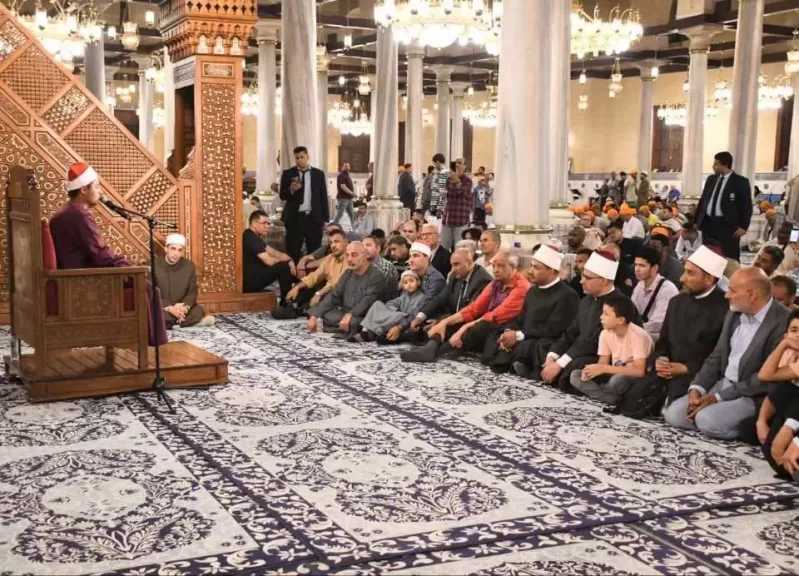 الأوقاف تواصل إحياء ليالي العشر الأُول من ذي الحجة بمسجد الحسين