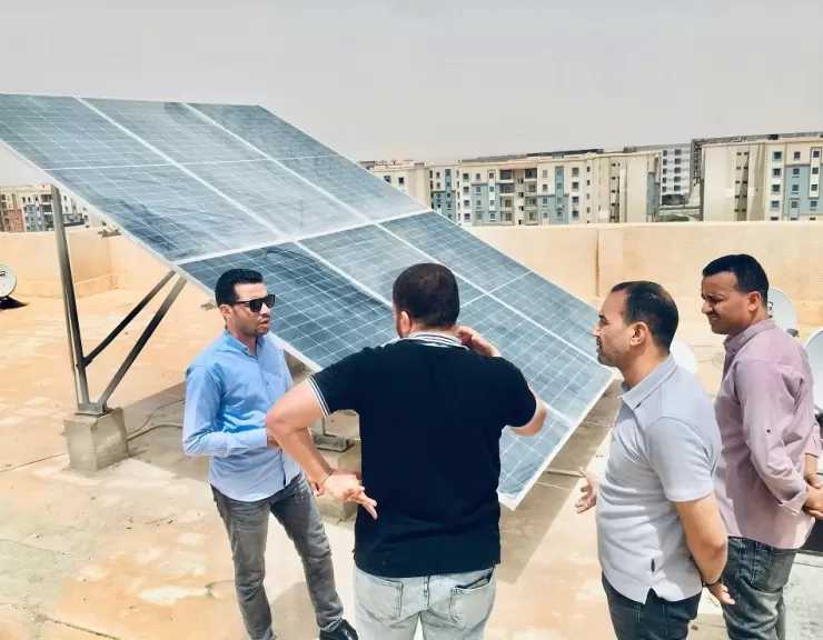 وزيرة الإسكان تتابع تنفيذ 37 محطة طاقة شمسية أعلى عدد من عمارات مبادرة «سكن لكل المصريين» بحدائق العاصمة
