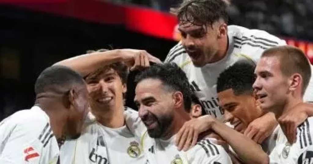 ريال مدريد يتفوق على أتلتيك بيلباو 2 - 1 في الشوط الأول
