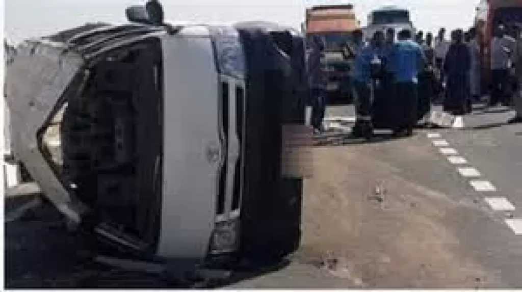إصابة 9 أشخاص في حادث تصادم بطريق بلبيس – العاشر طباعة