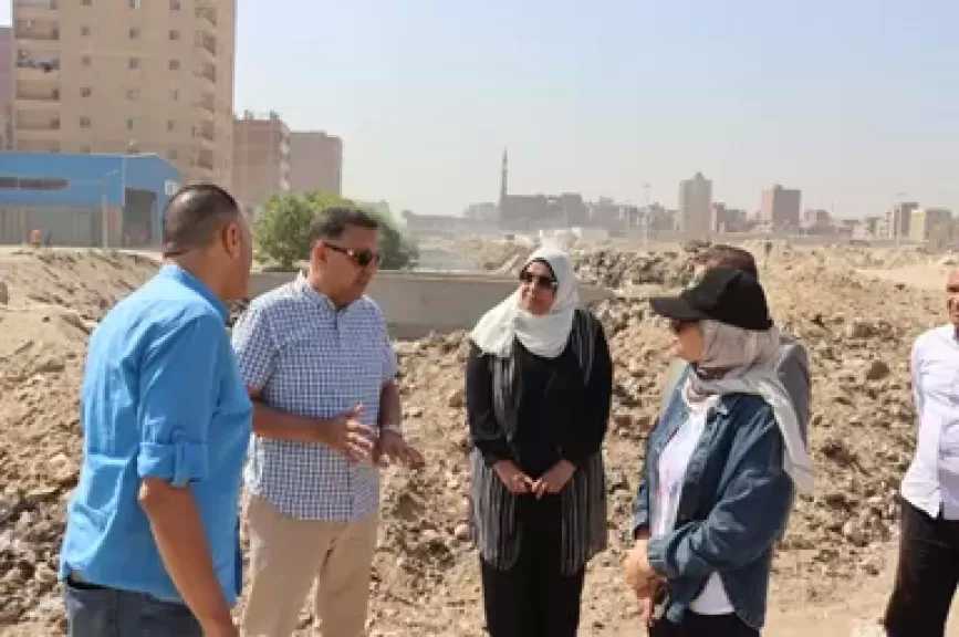محافظ القليوبية يتفقد مصرف البلبيسي بالقلج لدراسة تغطيته وتحويله لمحور مروري