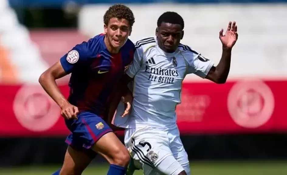 بمشاركة حمزة عبد الكريم.. برشلونة يخسر برباعية أمام ريال مدريد في كلاسيكو الشباب