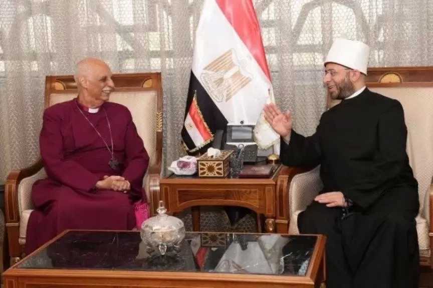وزير الأوقاف يستقبل وفد الكنيسة الأسقفية الأنجليكانية بمصر للتهنئة بعيد الأضحى المبارك