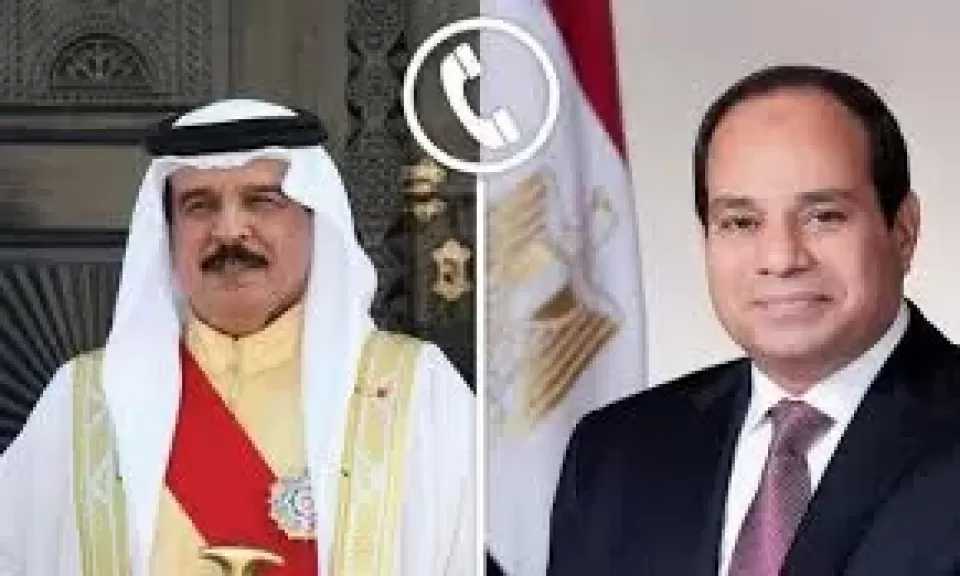ملك البحرين يهنئ الرئيس السيسي هاتفيًا بمناسبة عيد الأضحى المبارك
