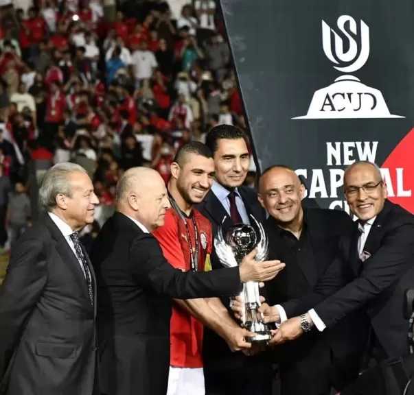 وزير الرياضة يشهد تتويج منتخب مصر بكأس العاصمة بعد الفوز على روسيا بهدف نظيف