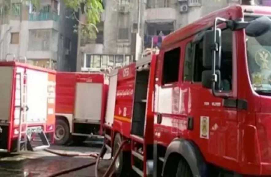 السيطرة على حريق داخل فرع التأمين الصحي بالفيوم وإصابة 8 حالات بالاختناق