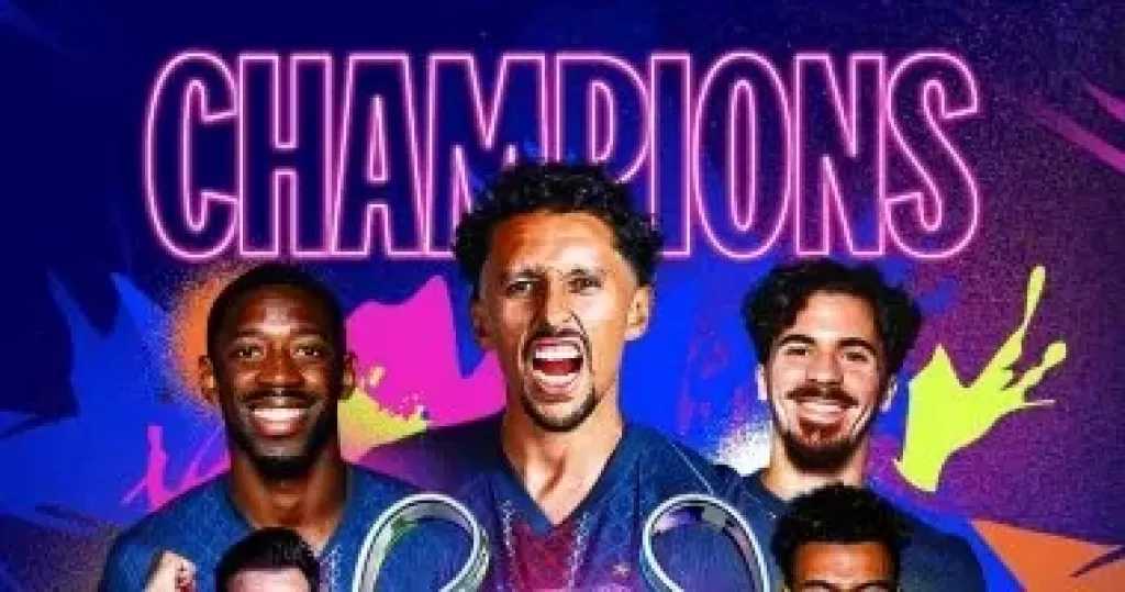 باريس سان جيرمان بطل دوري أبطال أوروبا للموسم الثاني على التوالي