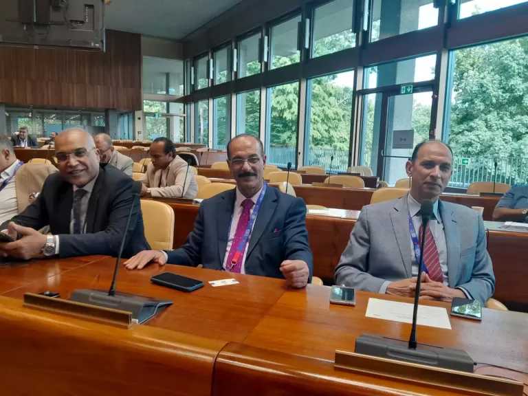 نقيب العلوم الصحية يشارك في اجتماعات الاتحاد العالمي للنقابات ومنظمة العمل العربية بجنيف