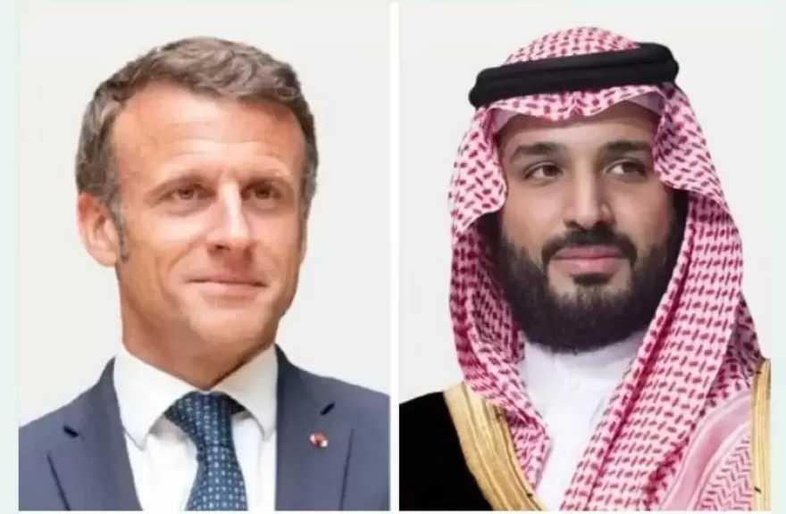 ولي العهد السعودي والرئيس الفرنسي يبحثان هاتفيا تطورات الأوضاع في المنطقة