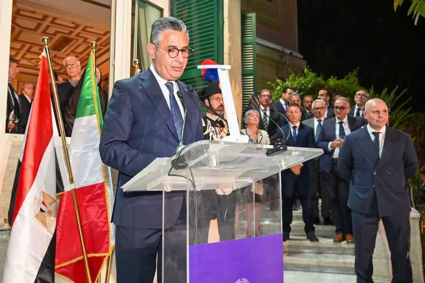 الدكتور شريف فاروق يشارك في احتفال سفارة إيطاليا بالقاهرة بالعيد الوطني للجمهورية الإيطالية