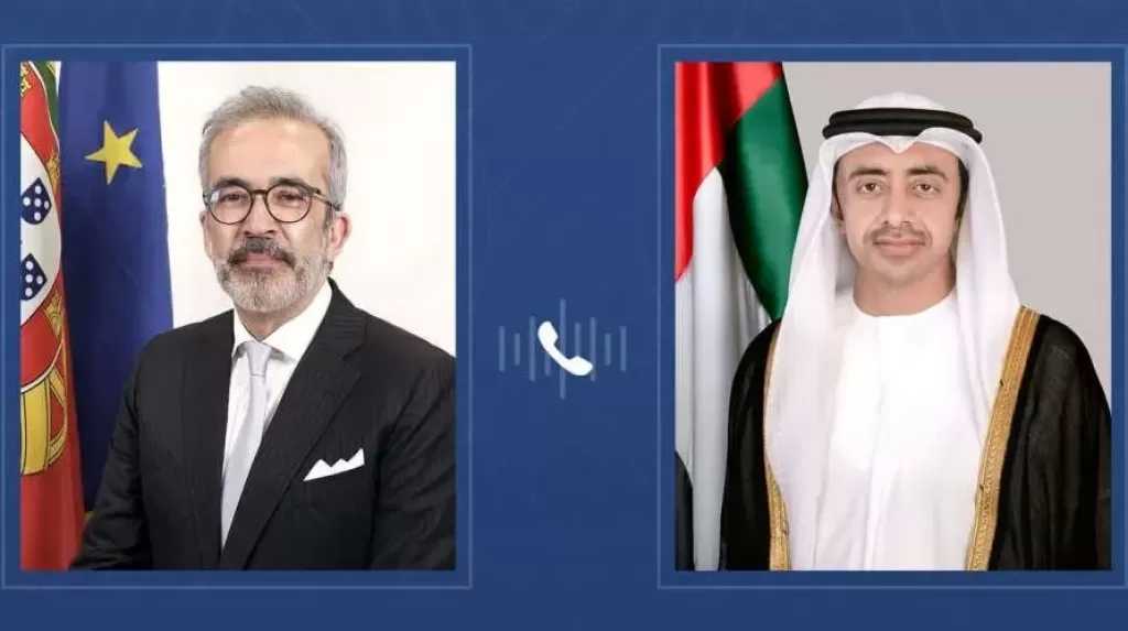 الإمارات والبرتغال تبحثان تداعيات اعتداءات إيران على أمن الملاحة البحرية الدولية وإمدادات الطاقة